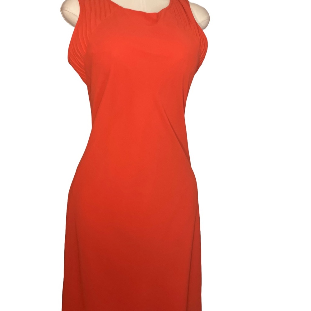 Companix- Orange Sleeveless Dress – Women’s Size 14 | Spring Summer Office Wear